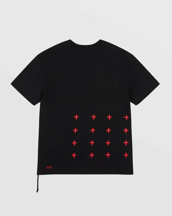 Ksubi T-Shirts-4X4 Biggie Ss Tee Black/Red