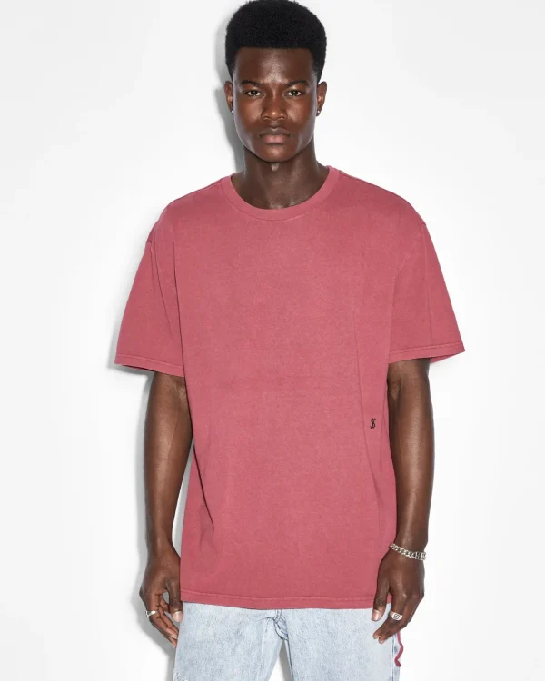 Ksubi Sweats-4X4 Biggie Ss Tee Oxblood