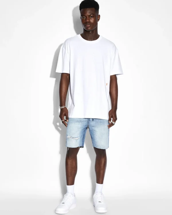 Ksubi T-Shirts-4X4 Biggie Ss Tee White Orange